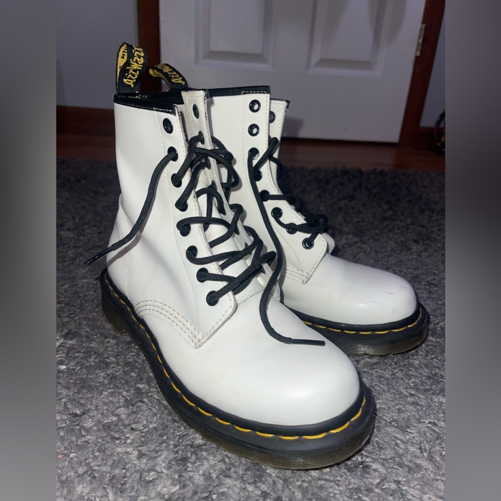 White Dr. Martens 1460 Boots🤍🤍